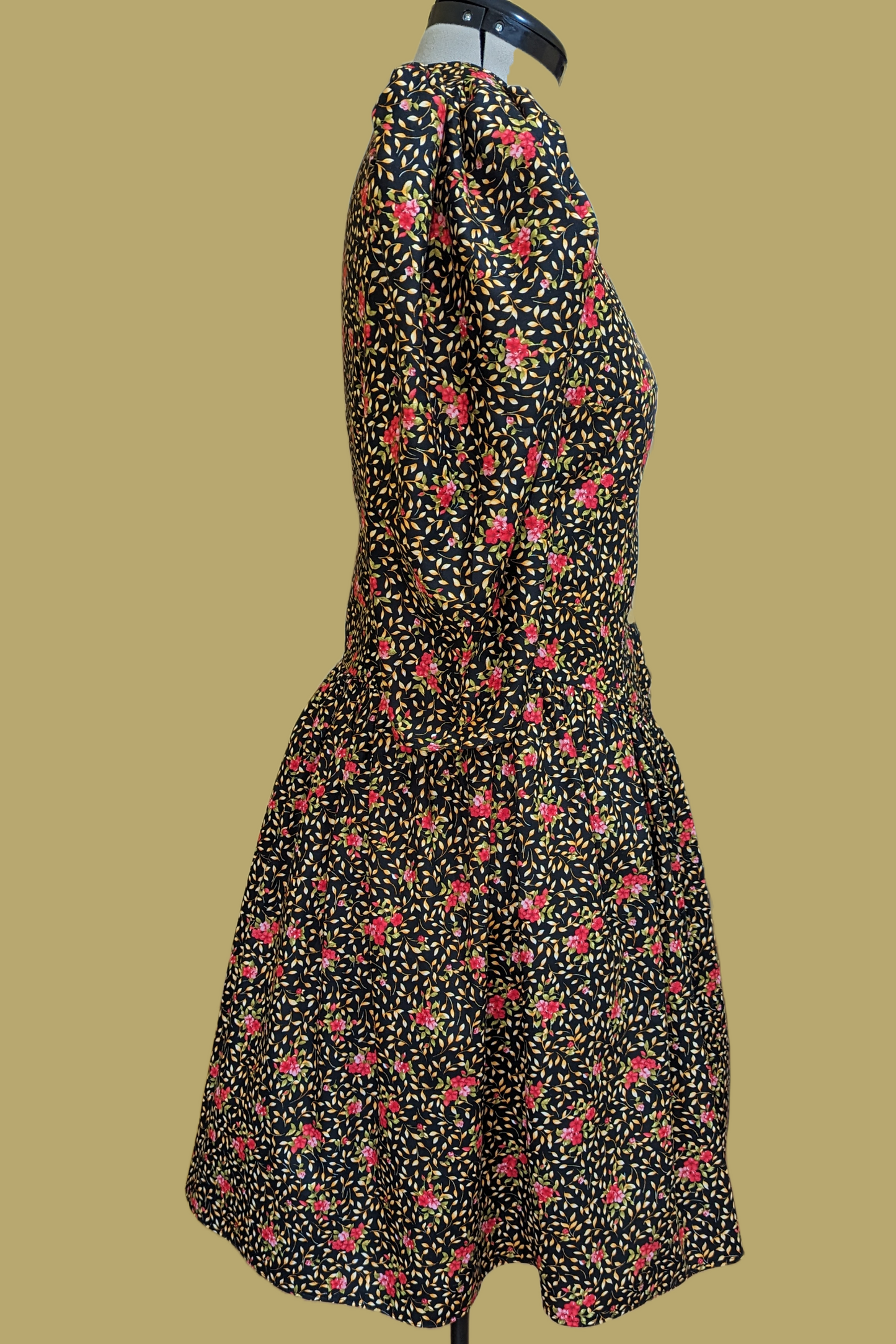 Floral Dress, Autumnal leaves
