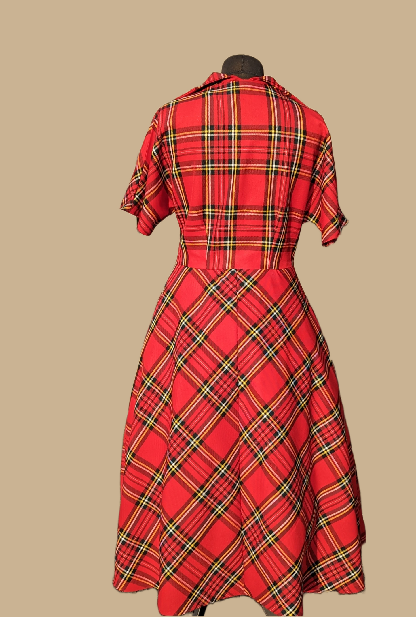 Daisy, Handmade Royal Stewart dress