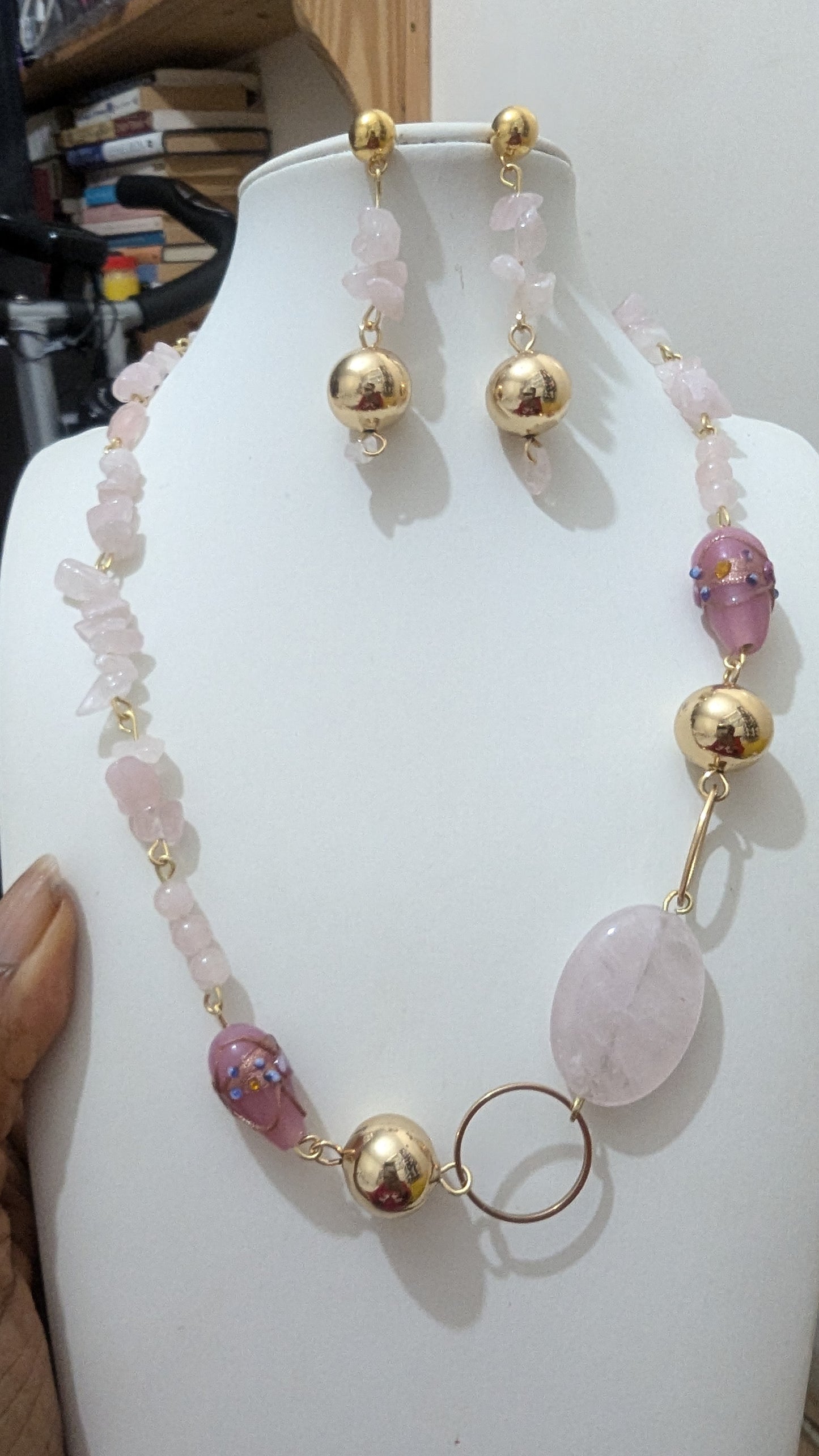The Alake in Rose Jewellery Set