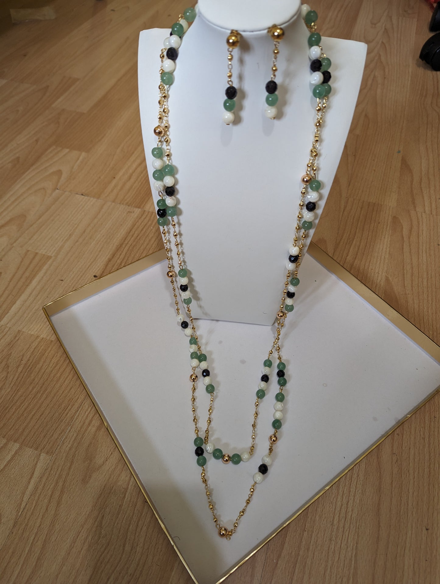 The Aventurine jewellery Set
