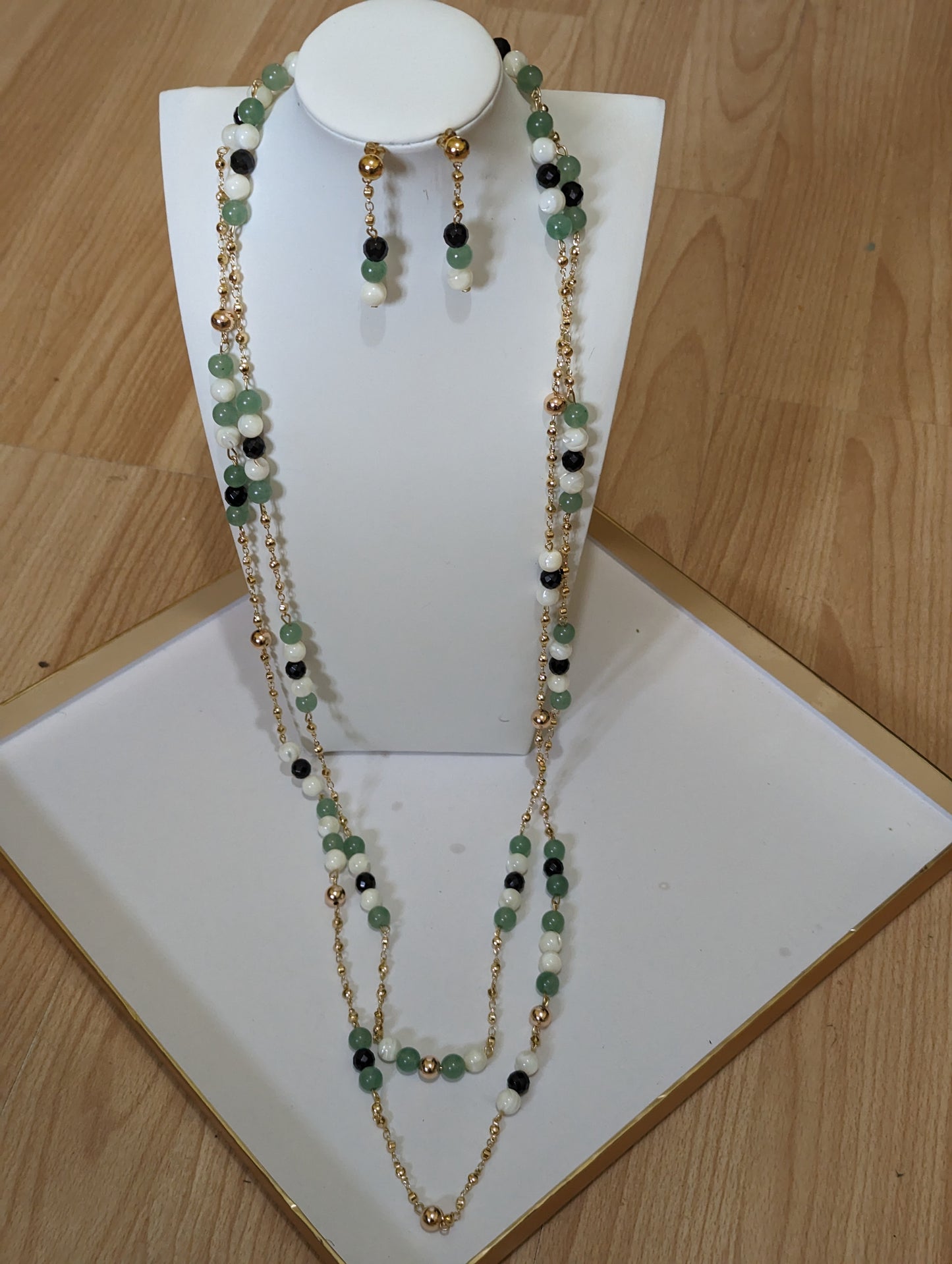 The Aventurine jewellery Set