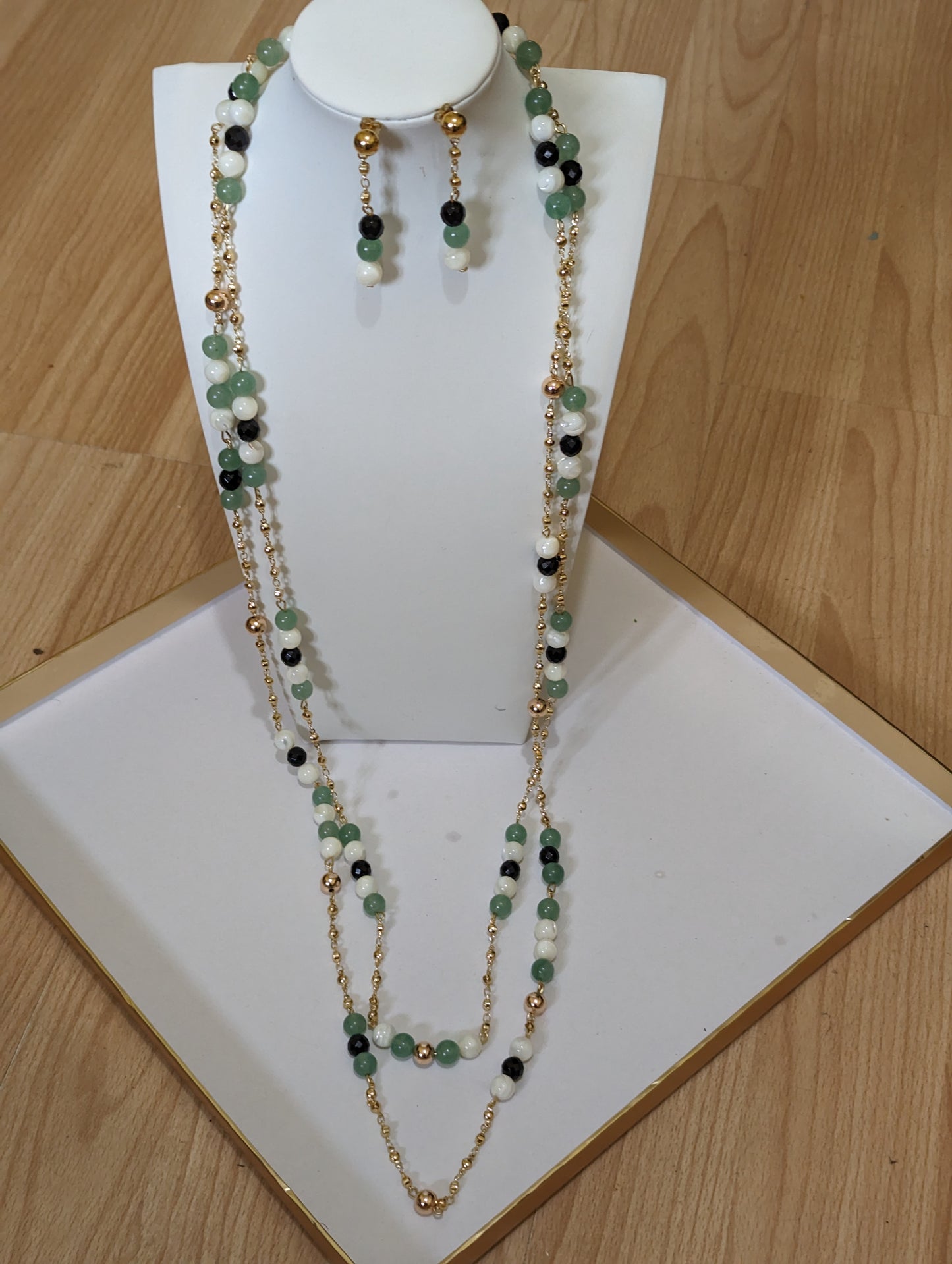 The Aventurine jewellery Set
