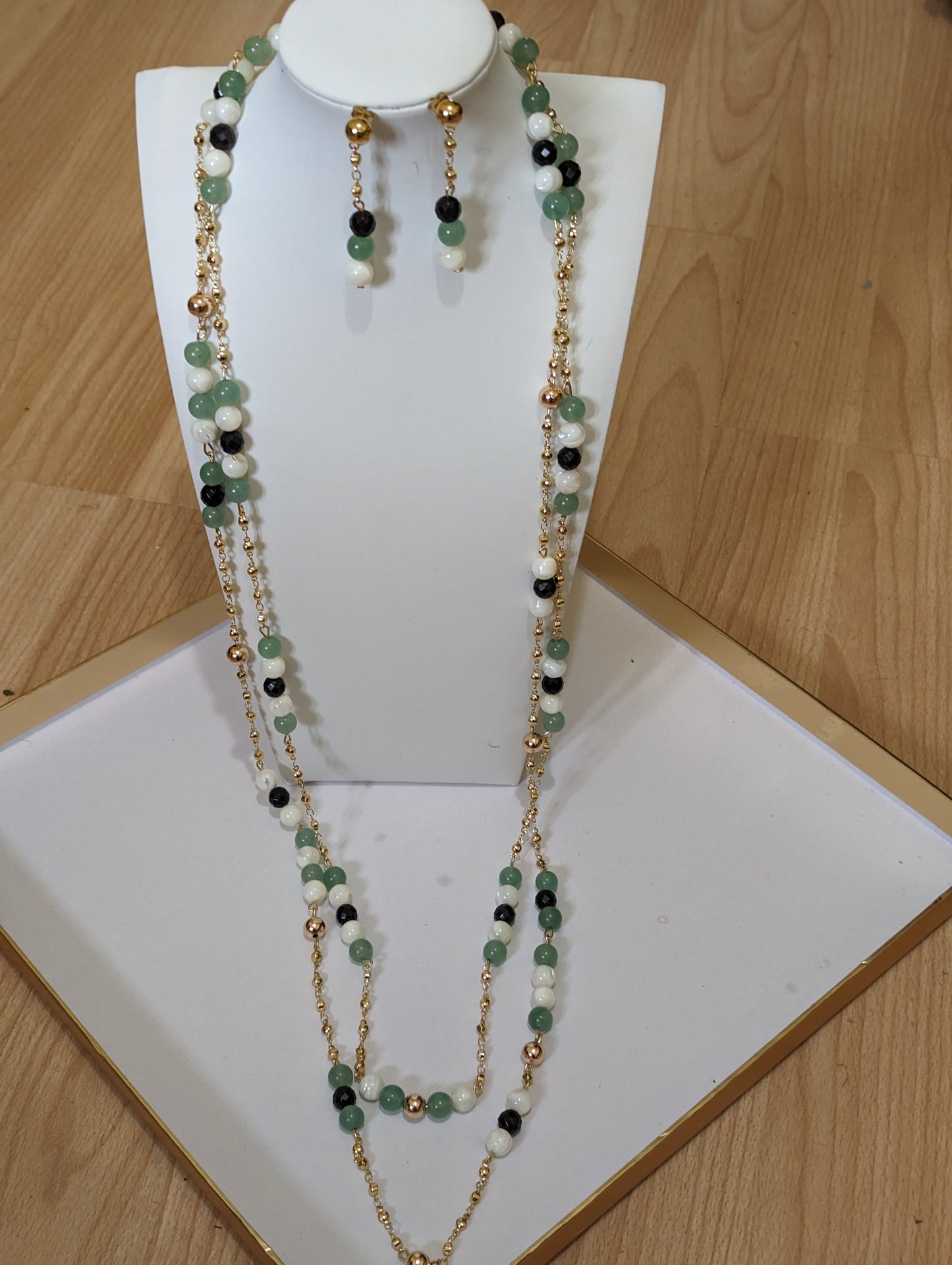 The Aventurine jewellery Set