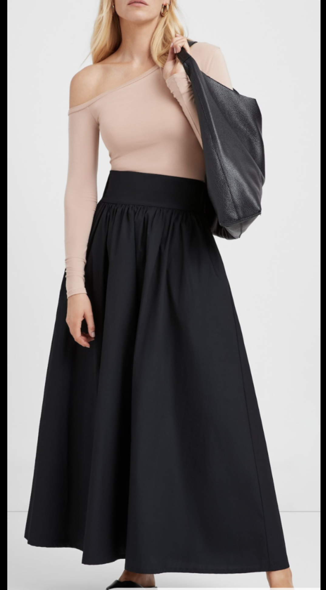 Black cotton skirt for Wendy
