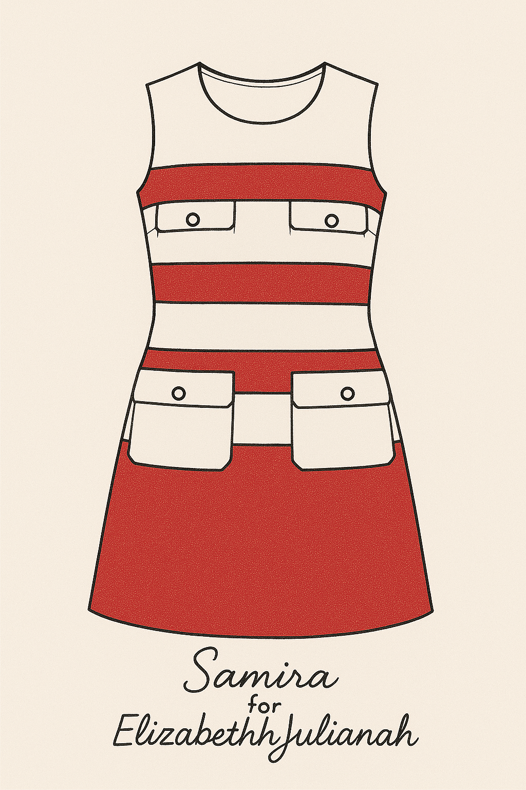 1960s Mod Dress, Vintage Inspired Dress