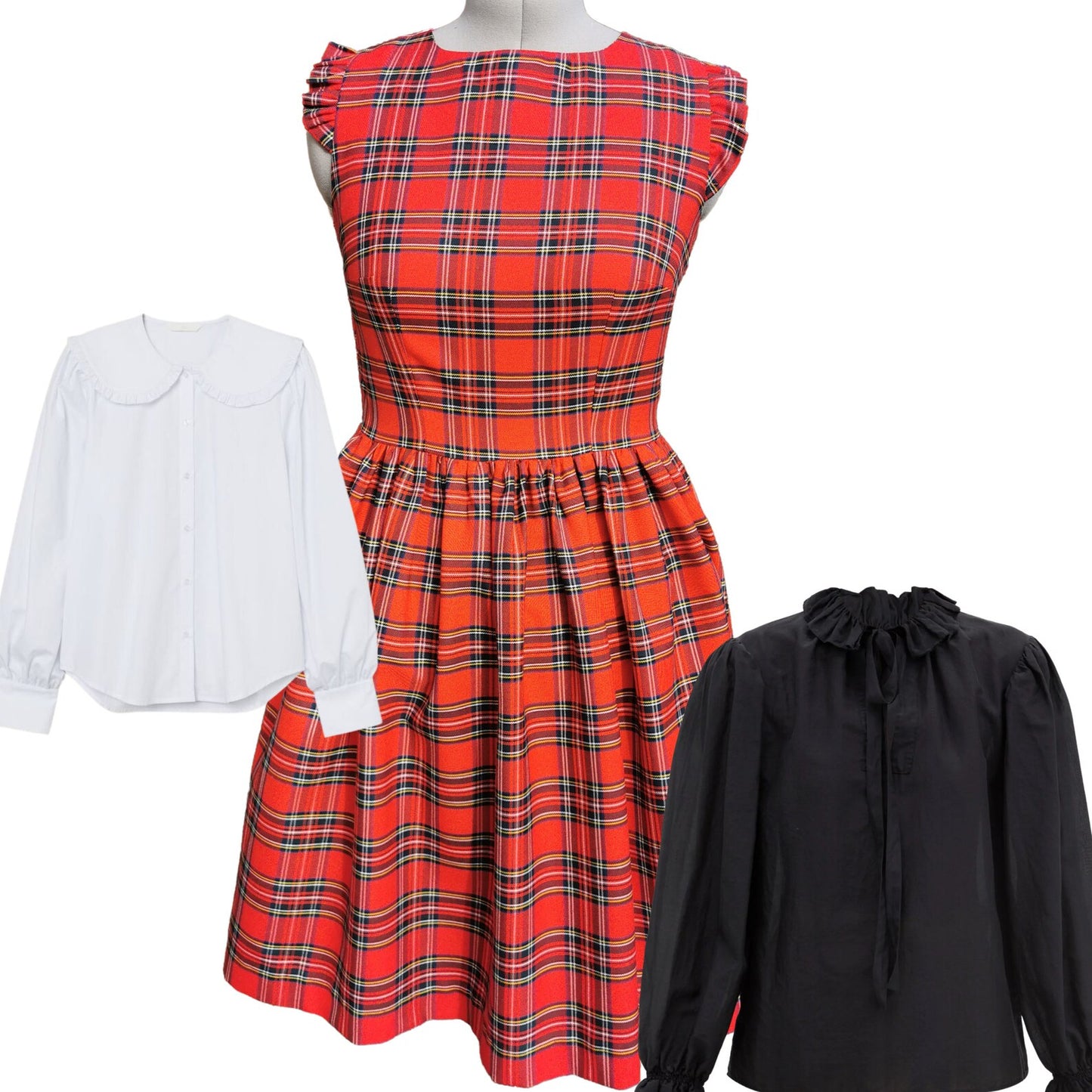 Royal Stewart Tartan Pinafore Dress