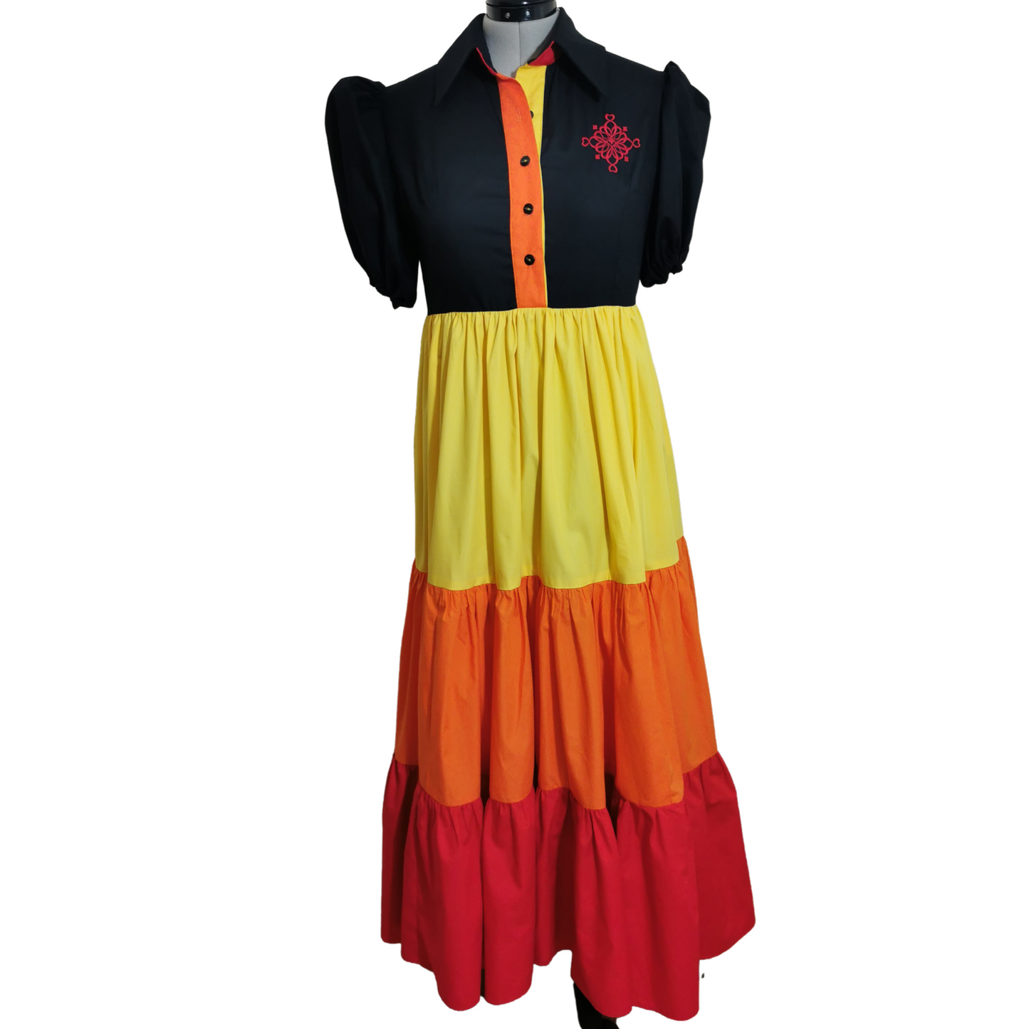 Roberta, Tiered maxi dress