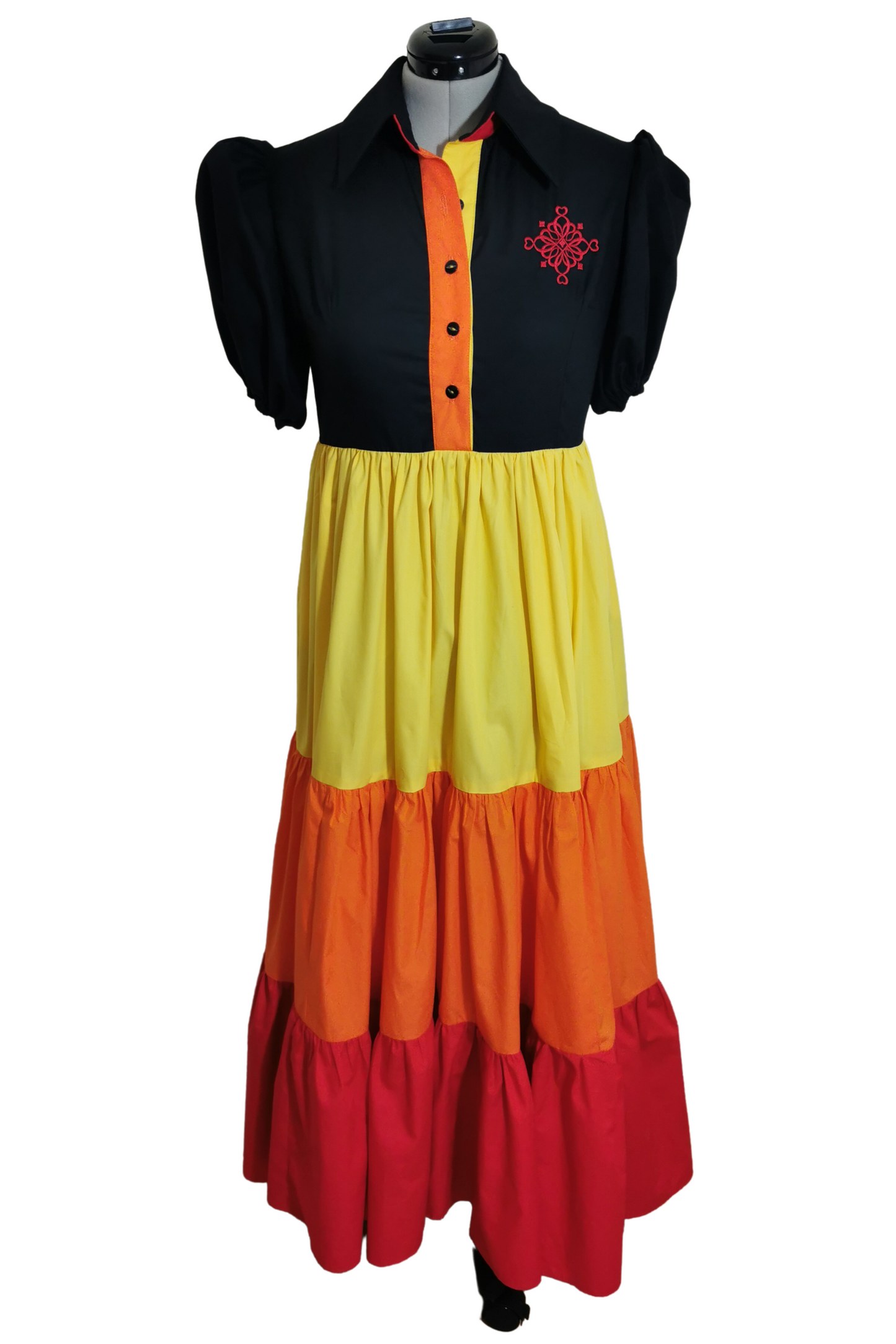 Roberta, Tiered maxi dress