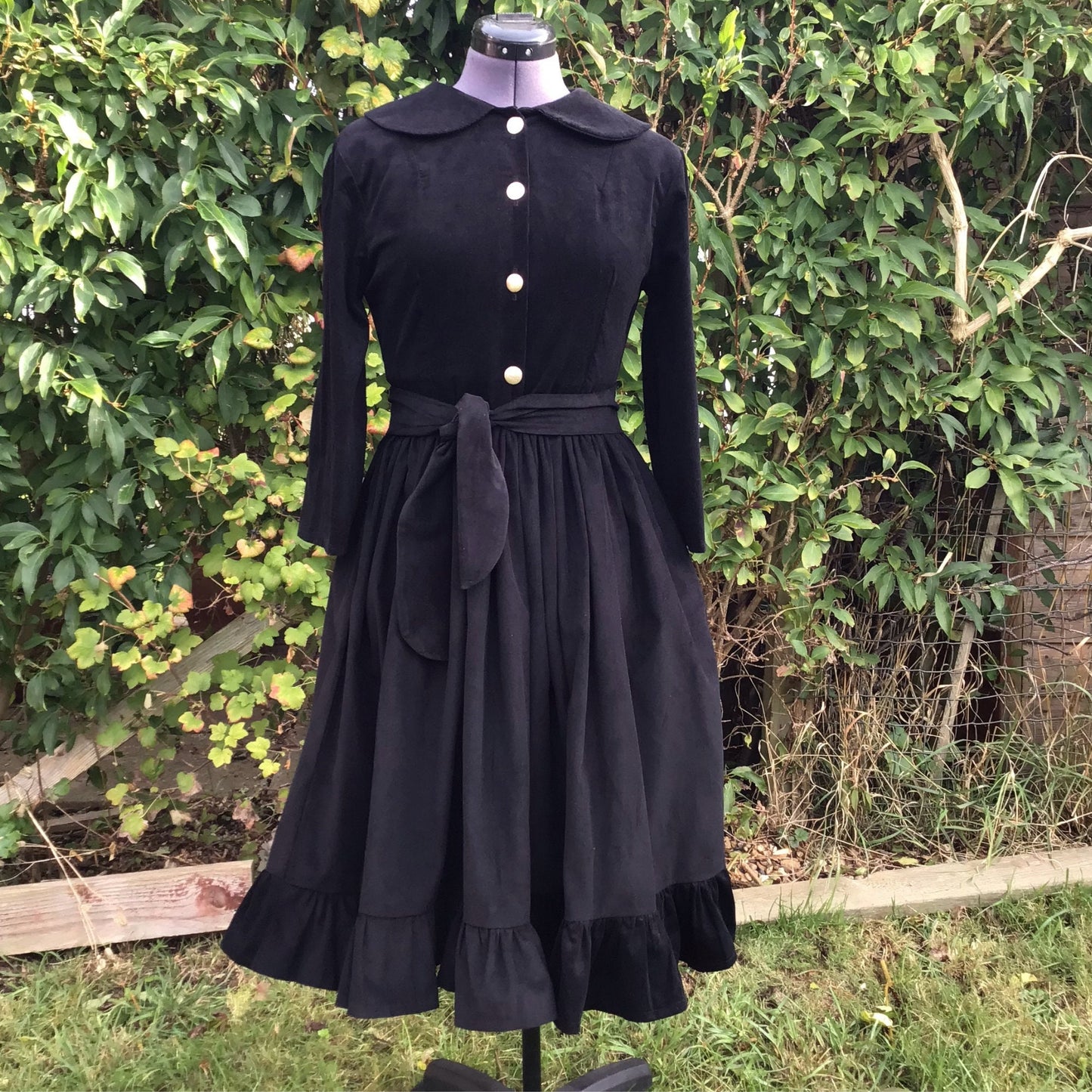 Black Corduroy Dress
