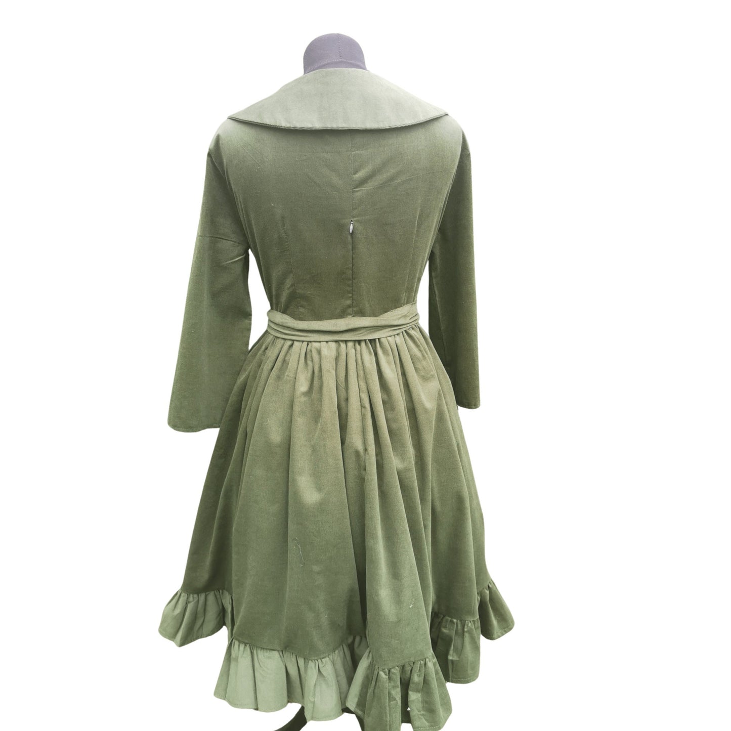 Green Corduroy Dress