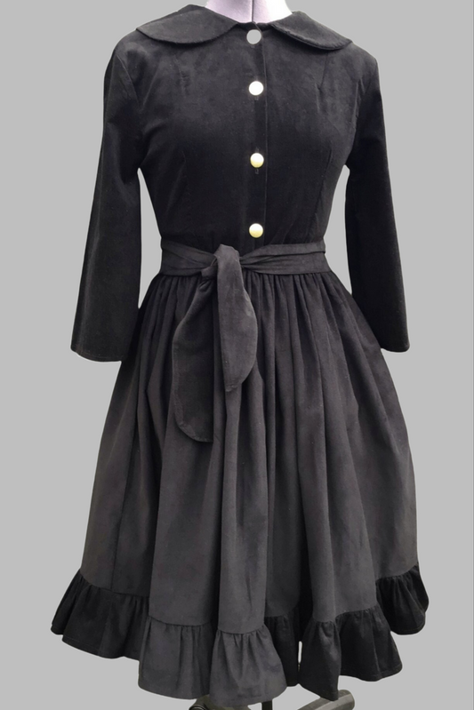 Black Corduroy Dress