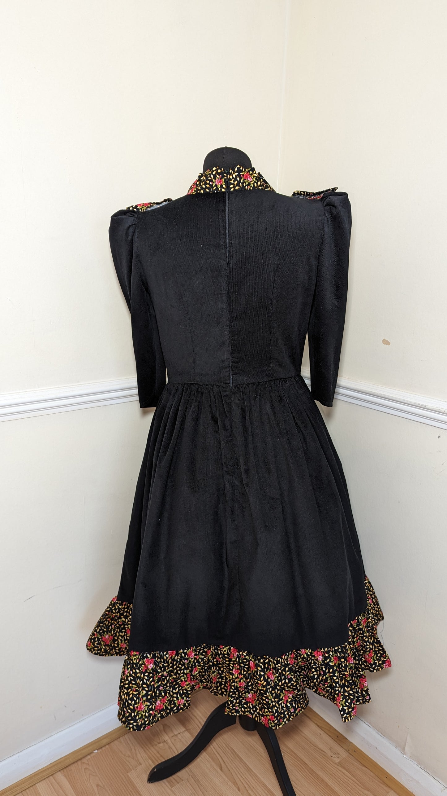 Ava, Cotton Corduroy Vintage Dress.