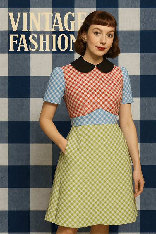 Gingham Vintage dress