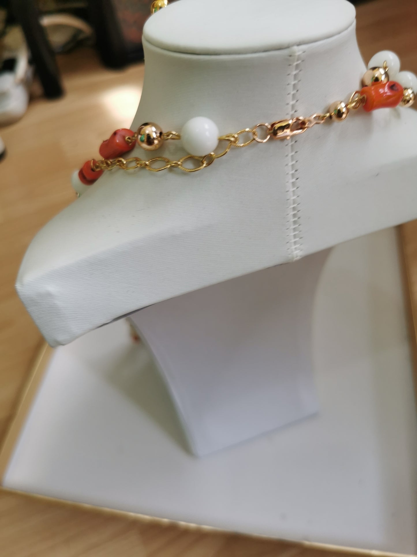 The Apinke Jewellery Set, faux Coral Jewellery set