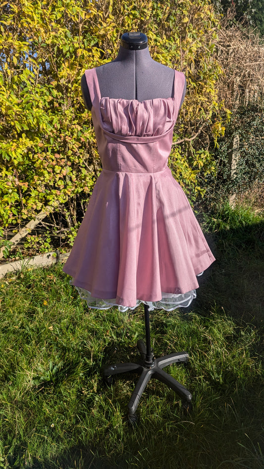 60s Vintage Shelf Bust Dress