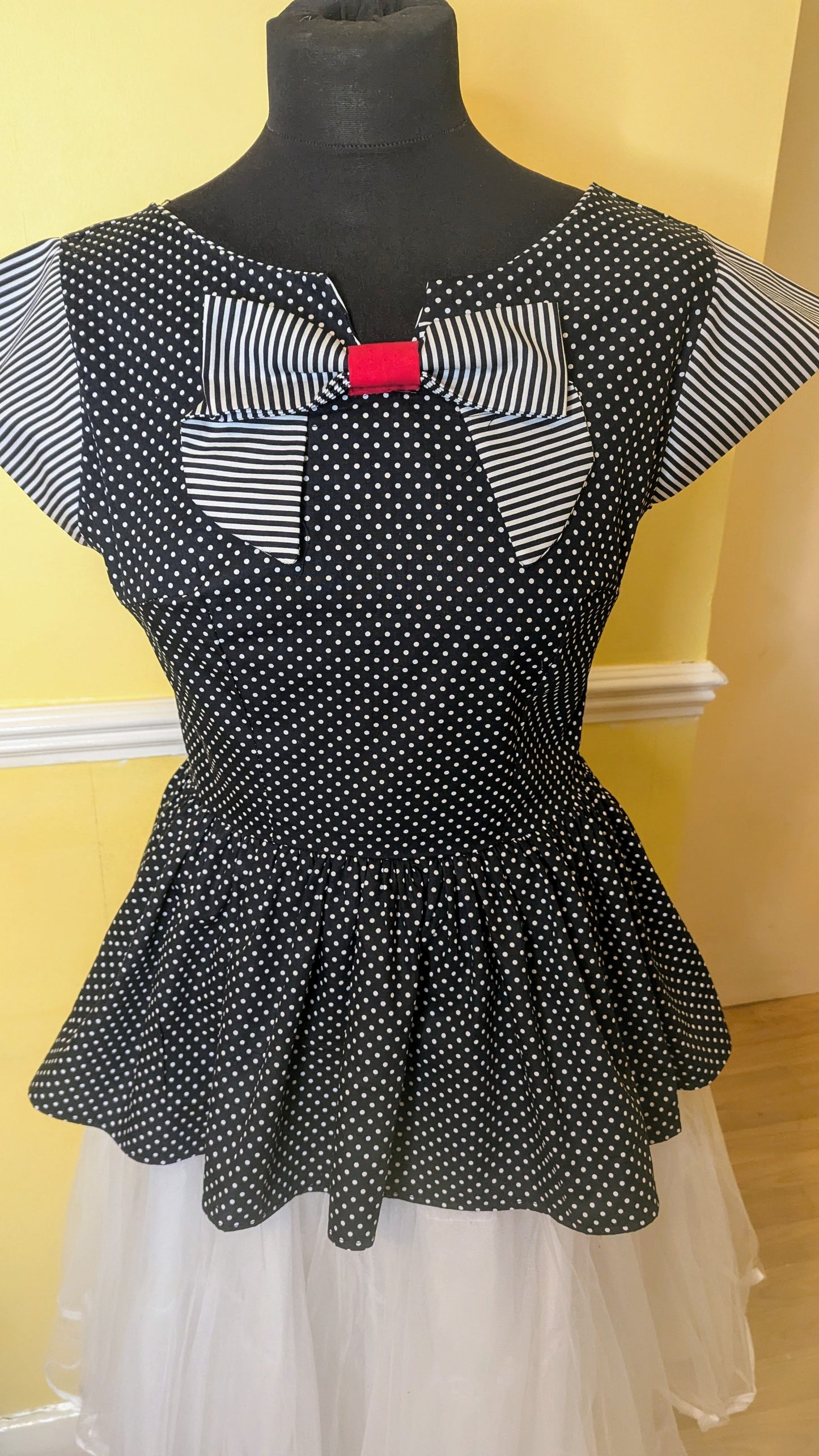 Size 12, Peplum Top, Ready To Ship