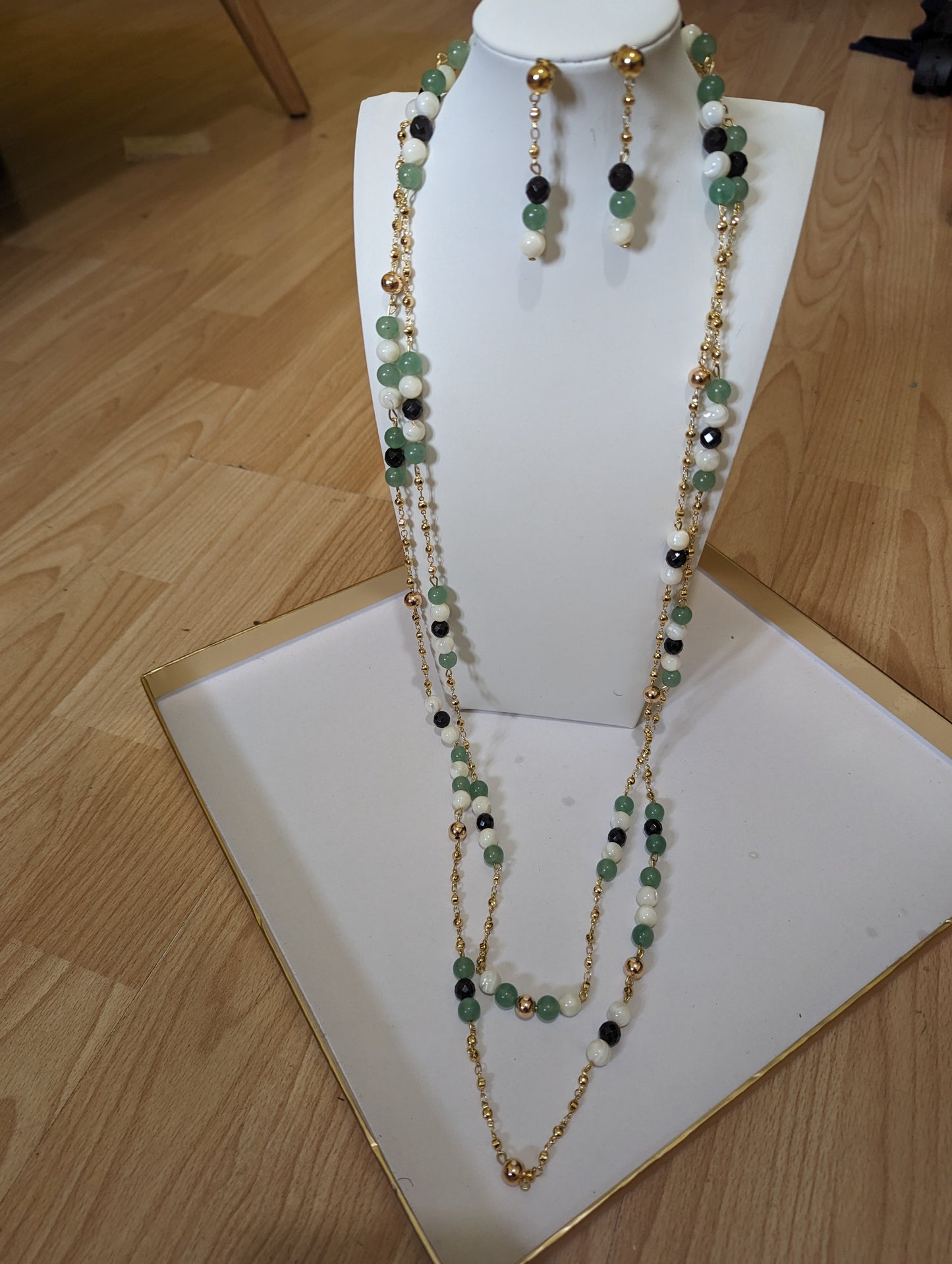 The Aventurine jewellery Set