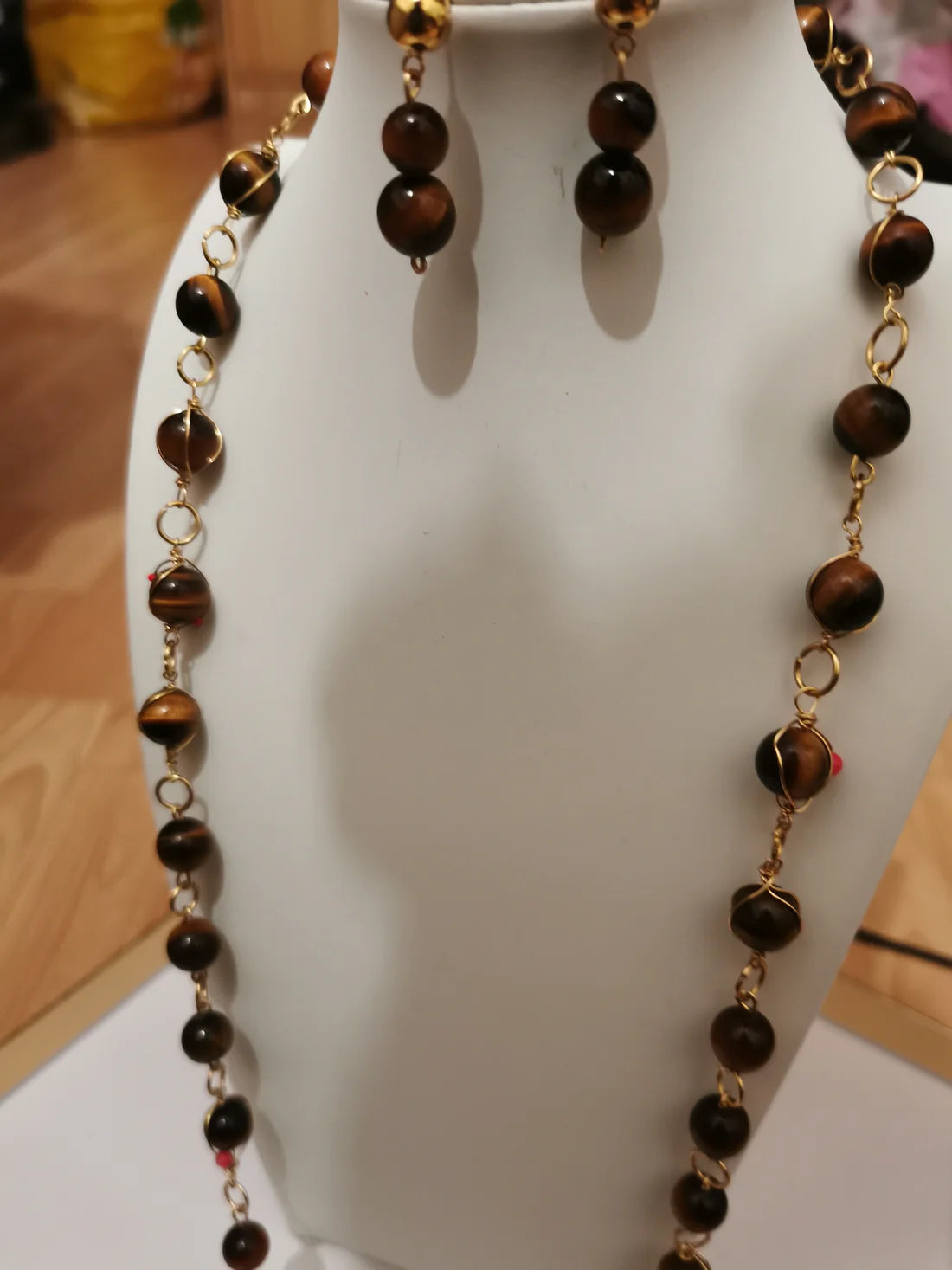 The Ariyike, Tiger Eye jewellery Set