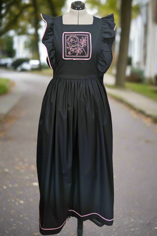 Vintage Pinafore dress by ElizabethJulianah