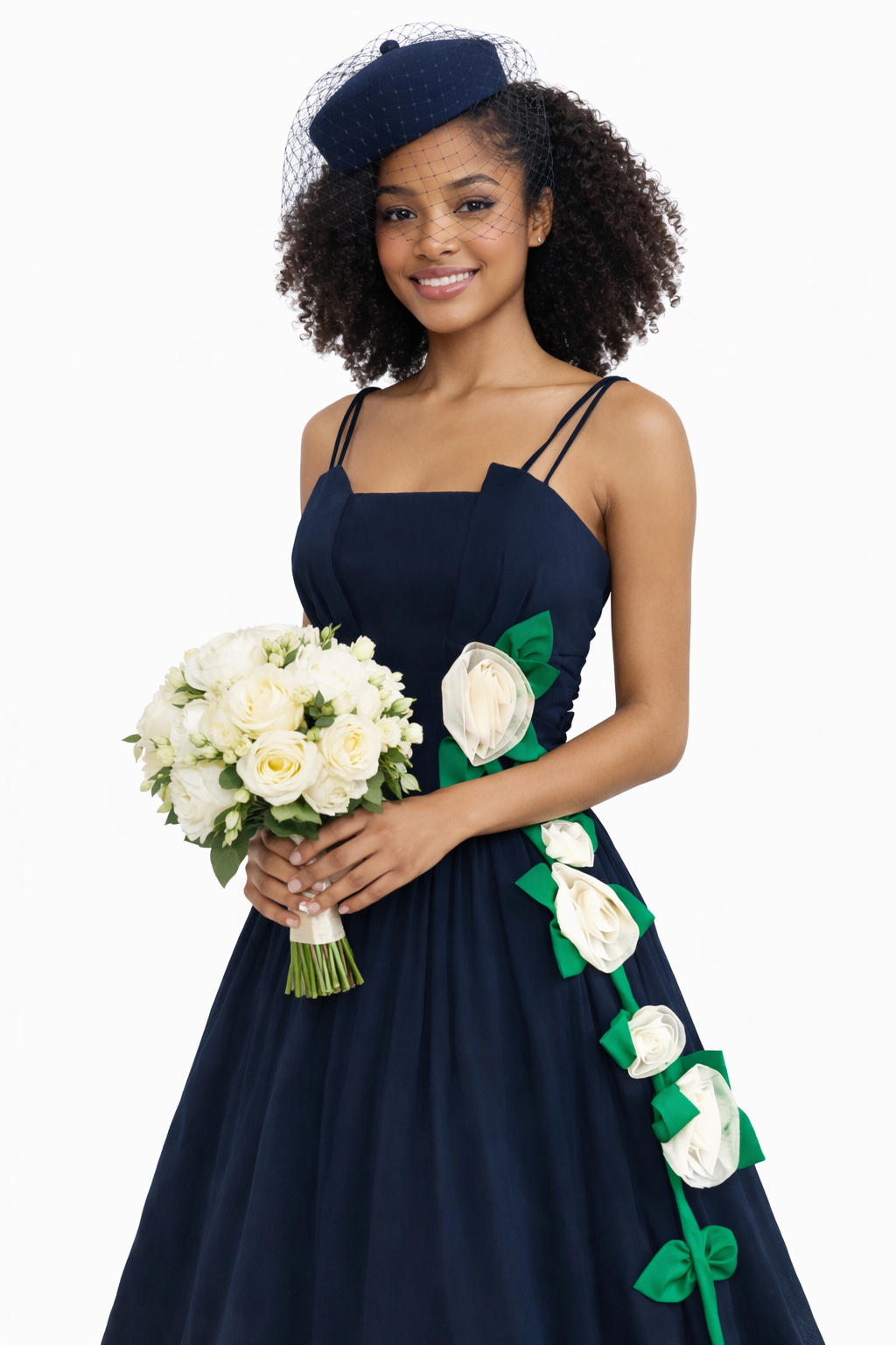 Navy Bloom Dress