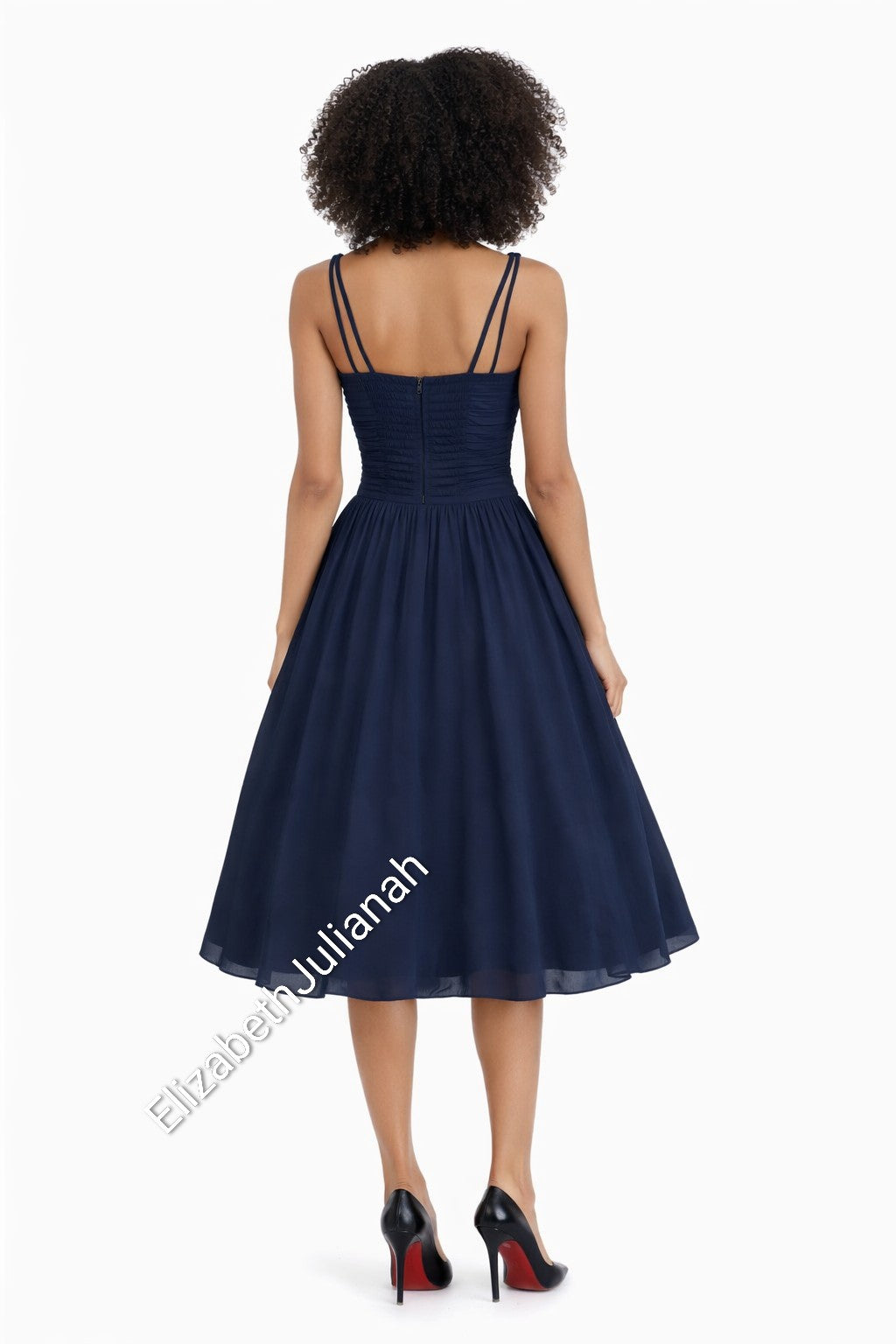 Navy Bloom Dress