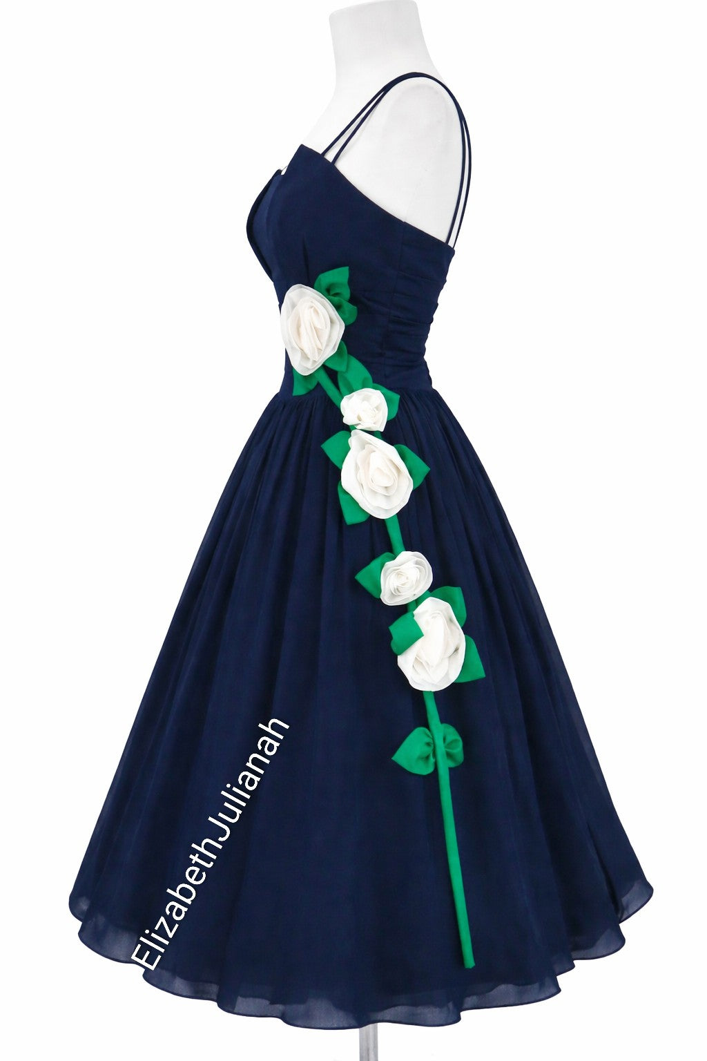 Navy Bloom Dress