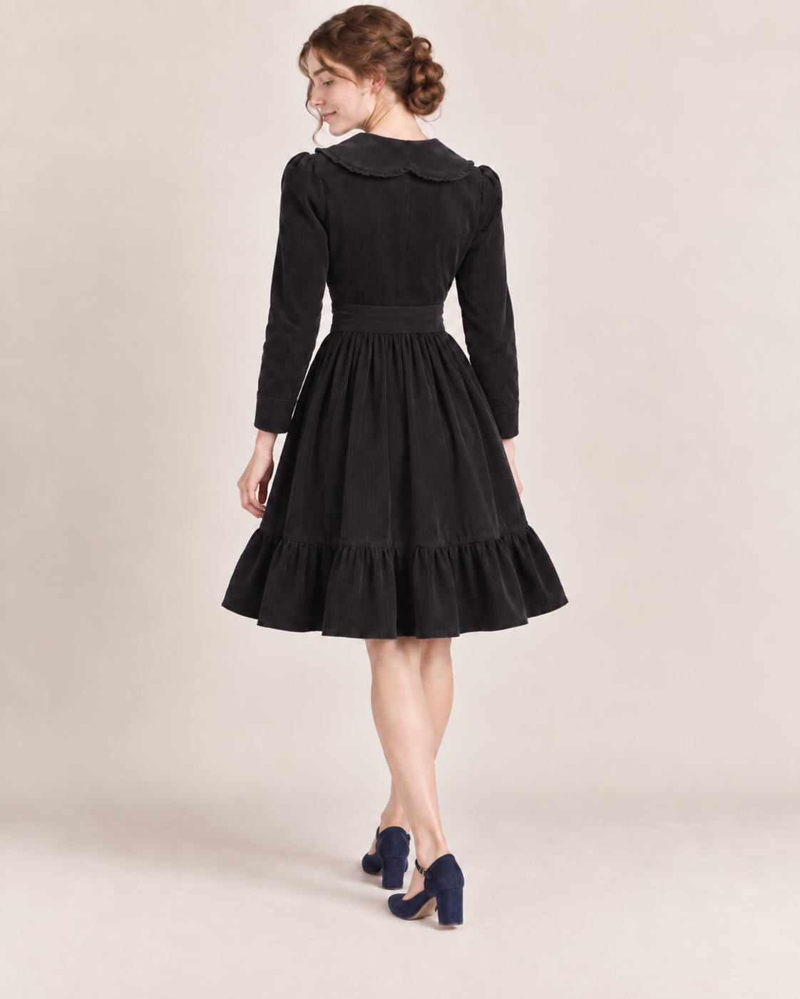 Black Corduroy Dress
