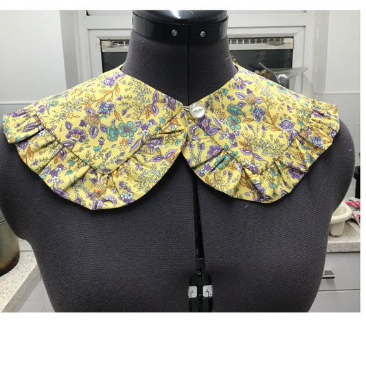 Yellow Floral Collar