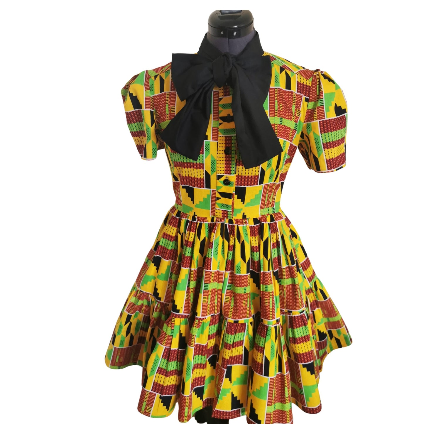 Kente Print Dress