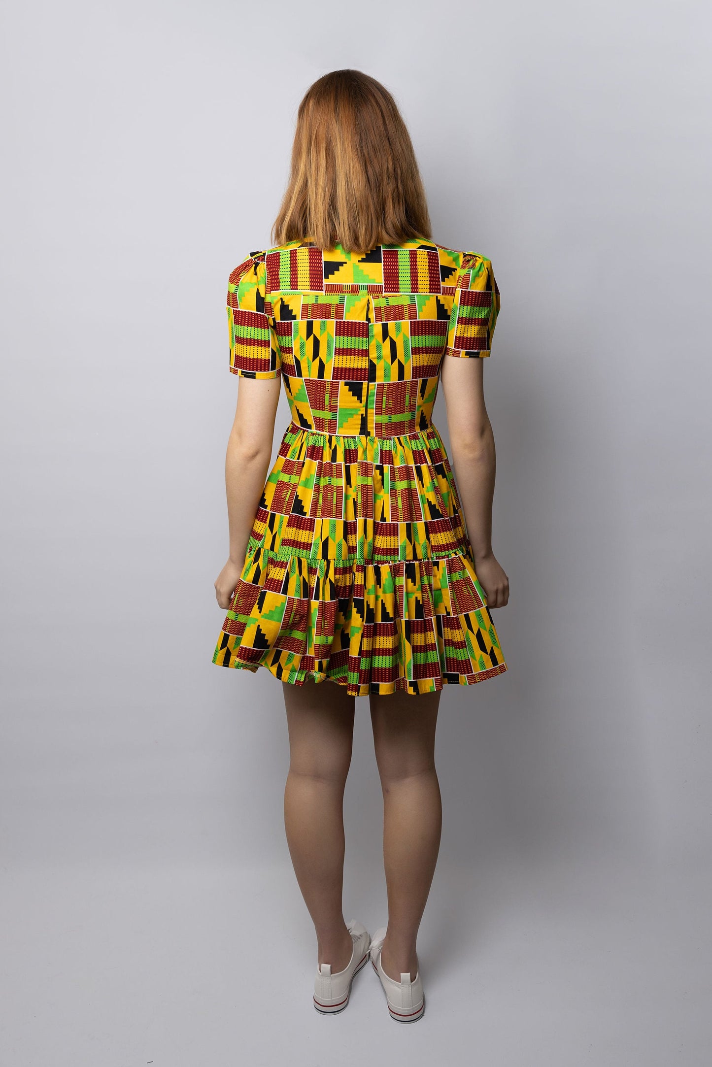 Kente Print Dress