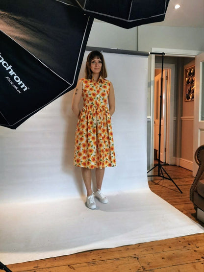 Carla, Sunflower Dress, classic House dress