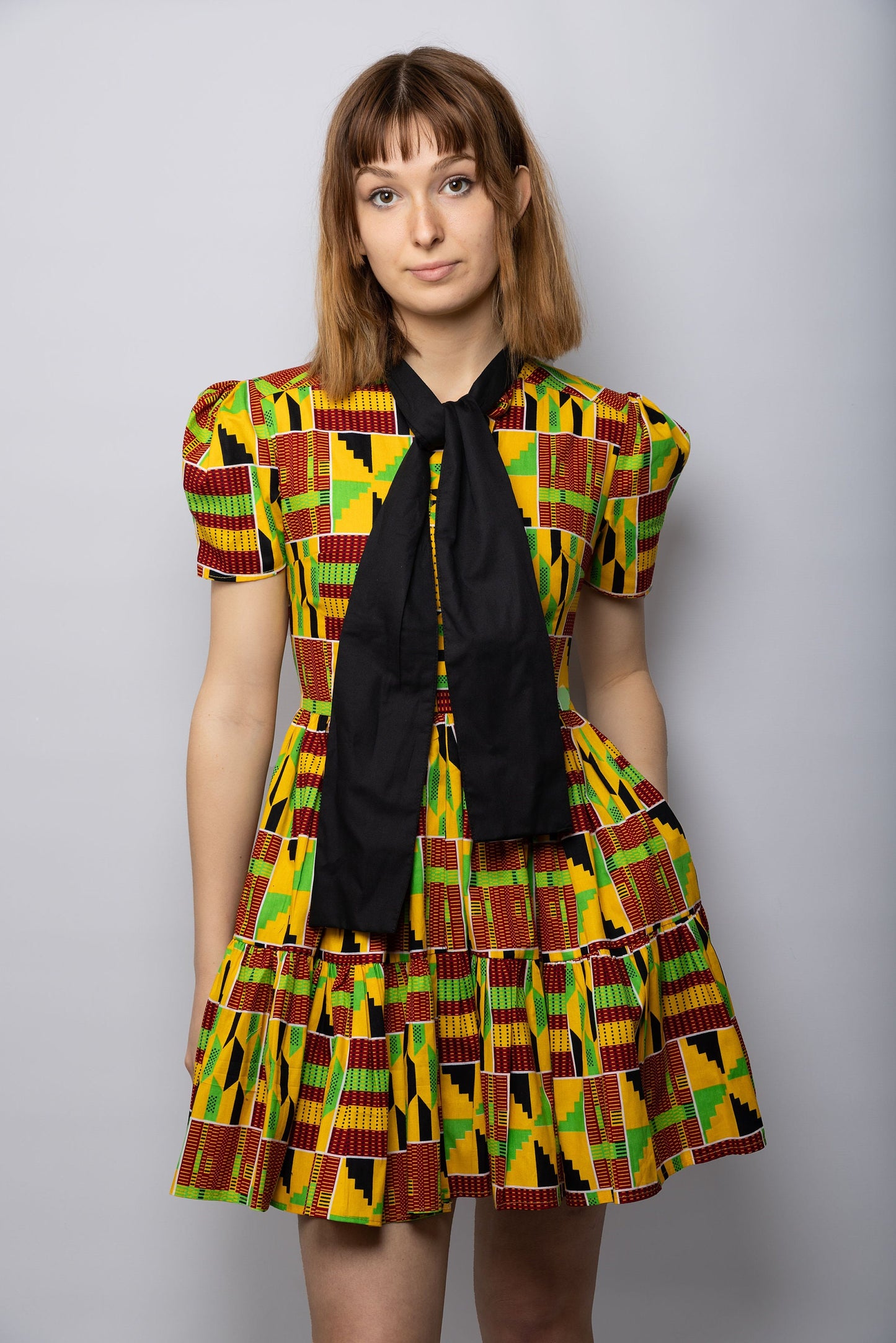 Kente Print Dress