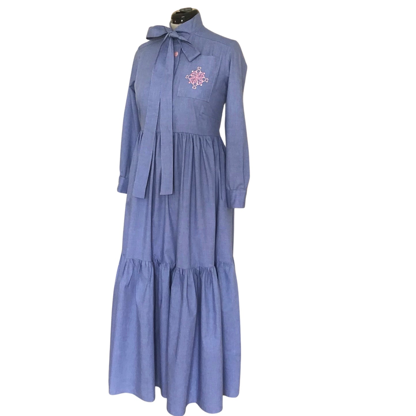 The Donna dress, Blue Maxi Dress