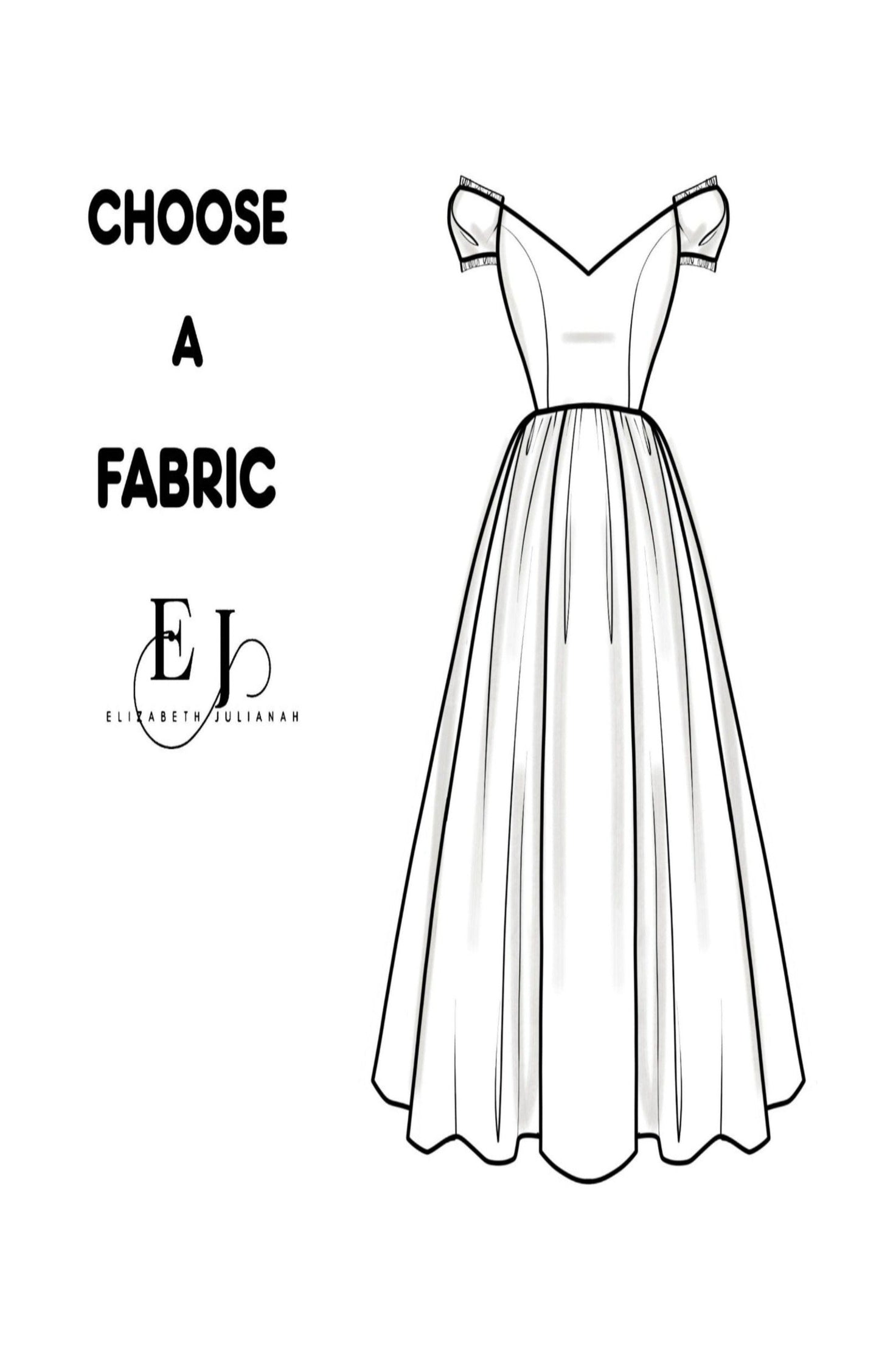 Choose a fabric to make your custom dress